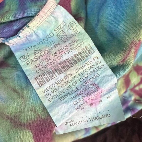Beautiful Hand Dyed Tie Dye Sun Dress - Picture 5 of 5